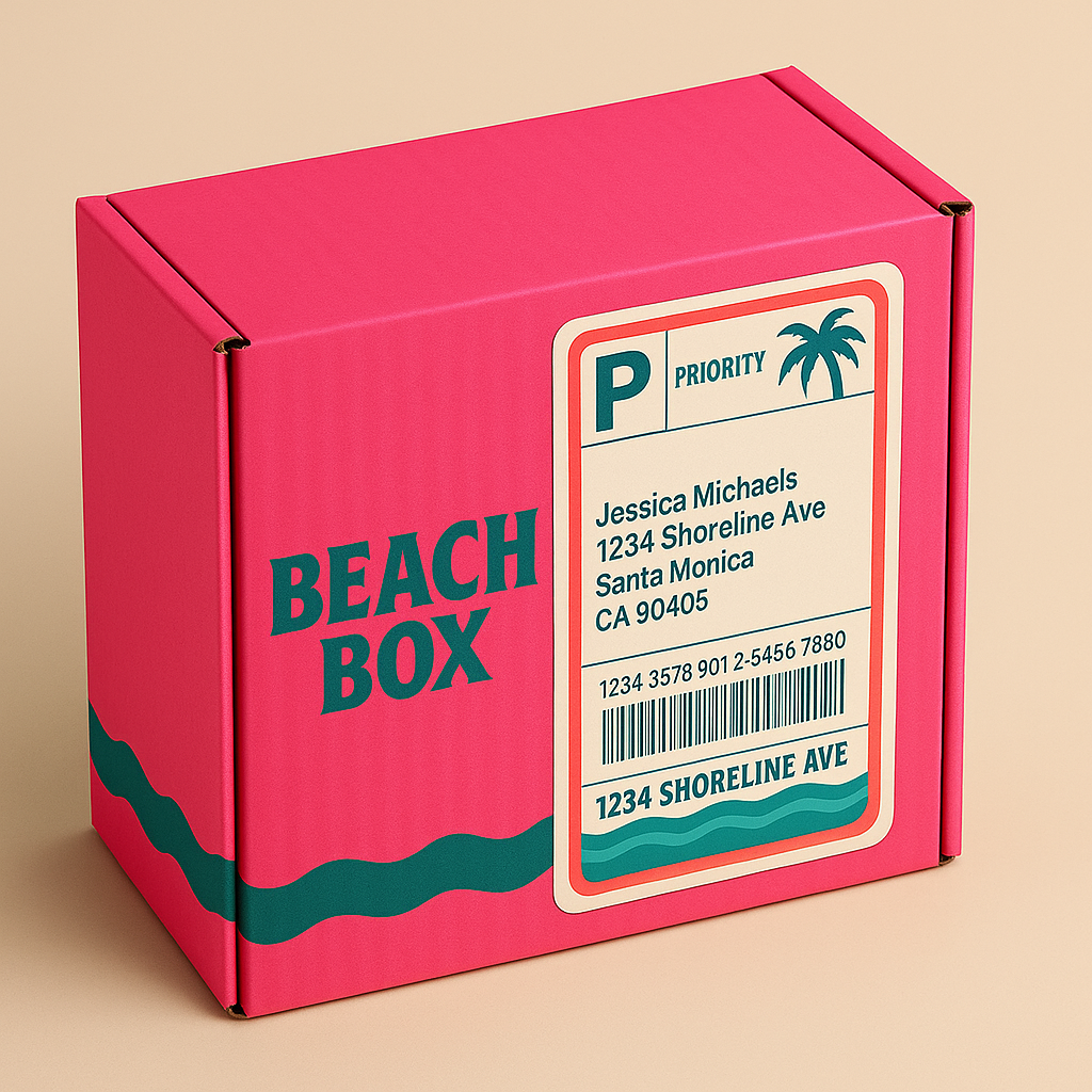 Hot Pink Mailer Box